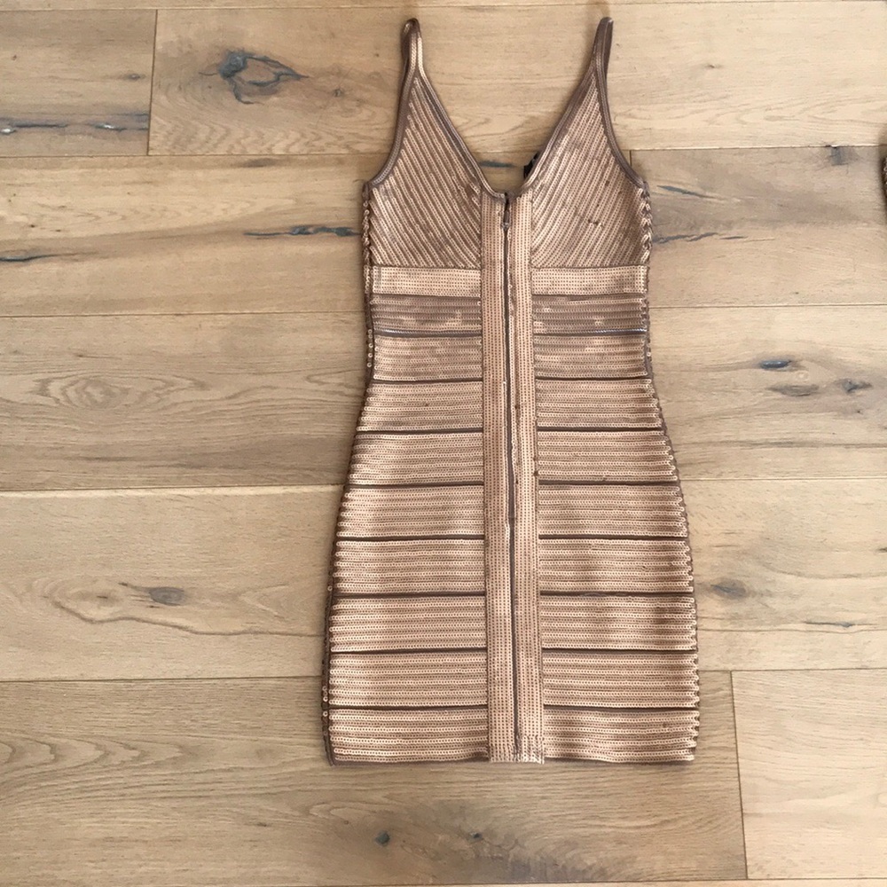 BEBE SEQUIN MINI DRESS